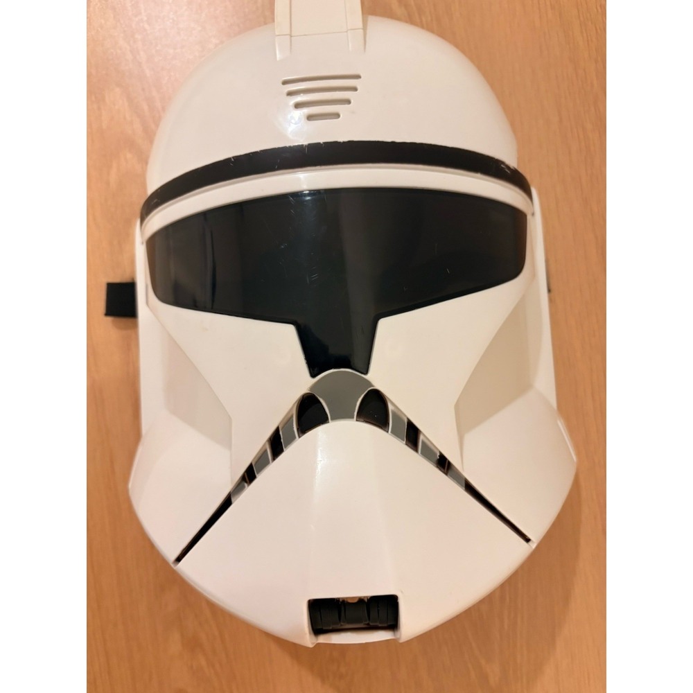 Star Wars Clone Trooper Helmet Mask White & Black Cosplay Costume
